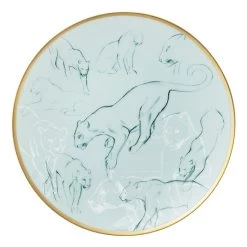 Hermès Hermes Carnets D’Equateur Felines Bread And Butter Plate – Set Of 2