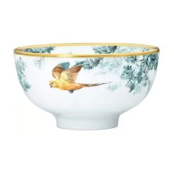 Hermès Hermes Carnets D’Equateur Birds Medium Bowl