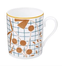 Hermès Hermes A Walk In The Garden Mug Orange