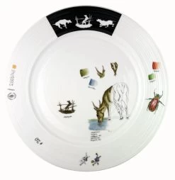 Nymphenburg Sketches Game Décor Dinner Plate