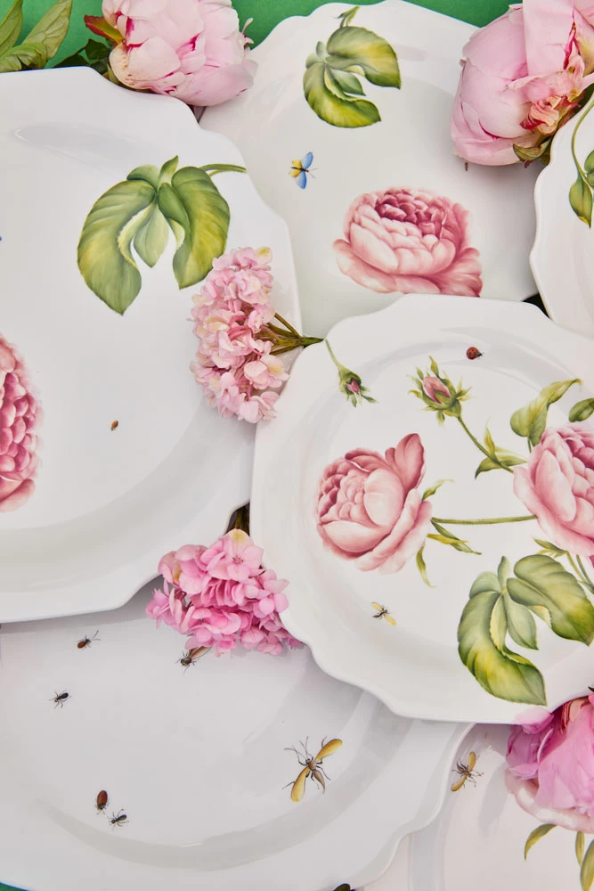 Augarten X Giambattista Valli Plein Air Dessert Plate No. 6 - Image 7