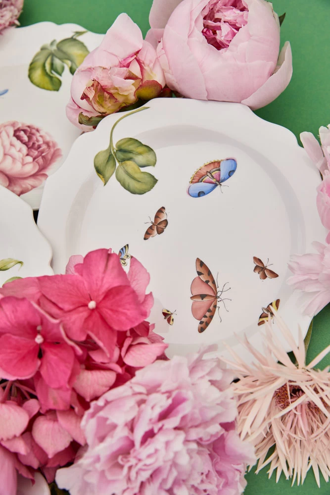 Augarten X Giambattista Valli Plein Air Dessert Plate No. 5 - Image 8