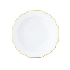 Augarten Belvedere Gold Rim Bread Plate