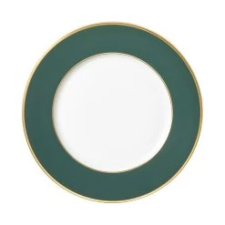 Augarten Schubert Forest Green Matte Dinner Plate