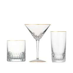 Saint-Louis Apollo Gold Rim Barware