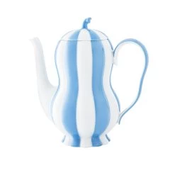 Augarten Melon Light Blue And White Mocha Pot