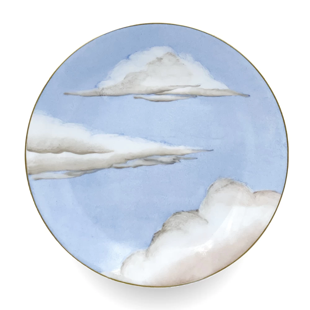Jonathan Hansen X Marie Daage Ciels Bleus Dinner Plate – Set Of 2