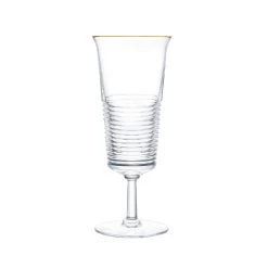 Saint-Louis Cadence Gold Rim Champagne Flute