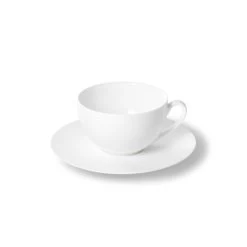 Dibbern Cross-White Round Espresso Cup And Saucer