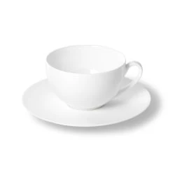 Dibbern Cross-White Round Tea Cup And Saucer