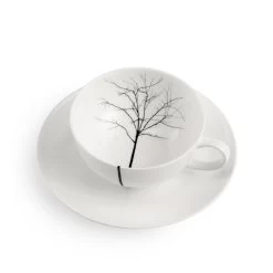 Dibbern Black Forest Low Tea Cup And Saucer