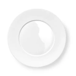 Dibbern Cross-White Matt Rimmed Dinner Plate