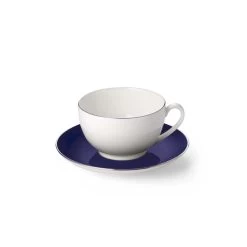 Dibbern The Royal Blue Round Espresso Cup And Saucer
