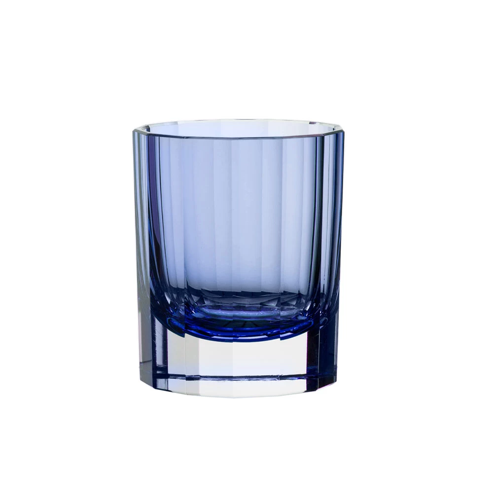 Artel Faceted Double Old Fashioned Blue