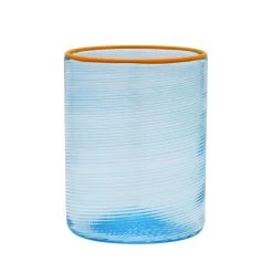 Giberto Fizzy Blue Water Glass – Set Of 4