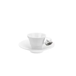 Hering Berlin Piqueur Espresso Cup With Saucer Hedgehog