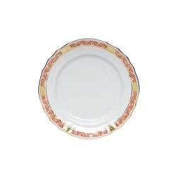 Herend Chinese Bouquet Garland Rust Bread And Butter Plate