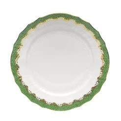 Herend Fish Scale Jade Dinner Plate