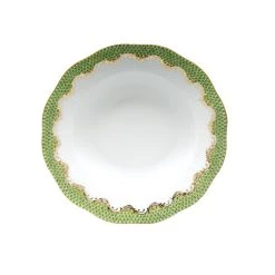 Herend Fish Scale Evergreen Soup Plate