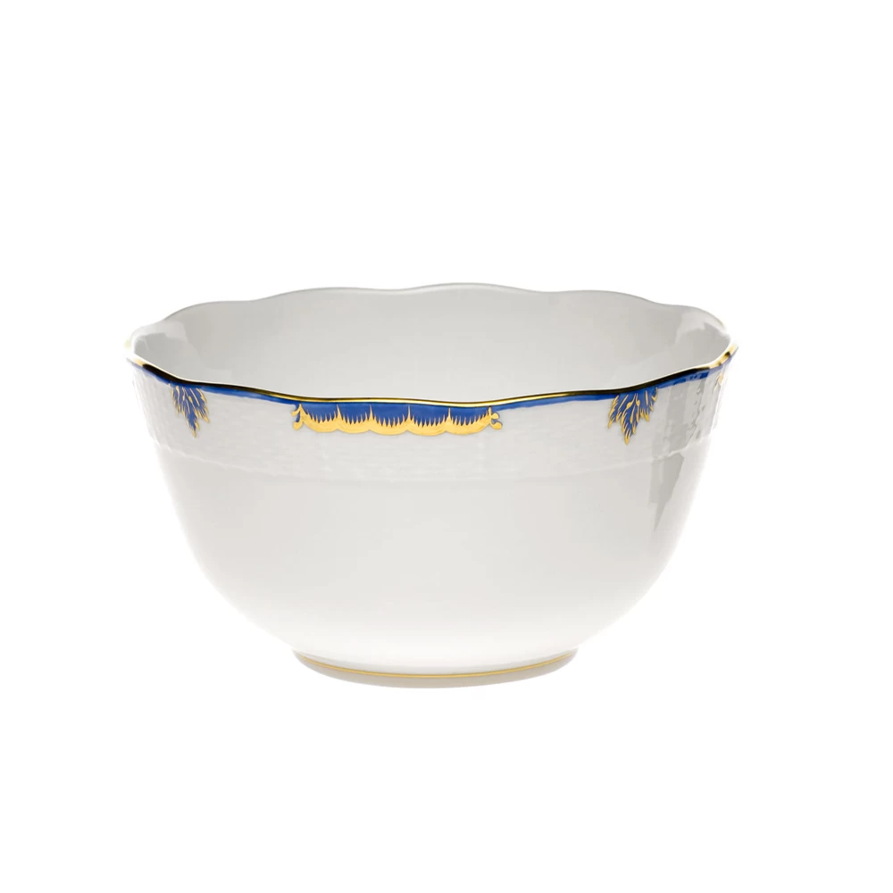 Herend Princess Victoria Blue Round Bowl