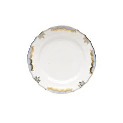 Herend Princess Victoria Light Blue Bread And Butter Plate