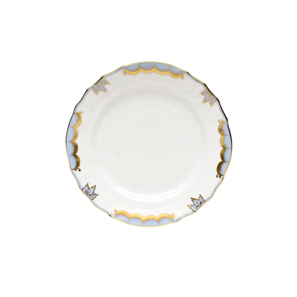 Herend Princess Victoria Light Blue Bread And Butter Plate