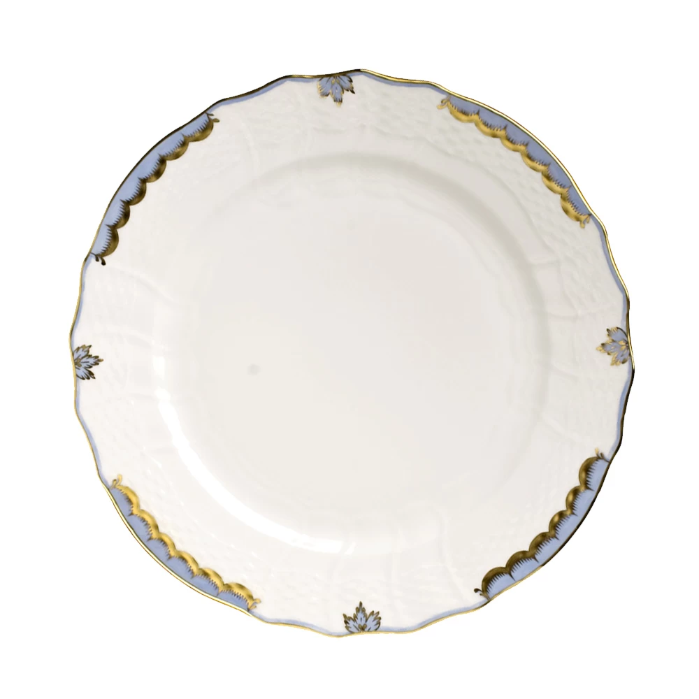 Herend Princess Victoria Light Blue Dinner Plate