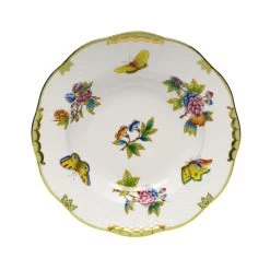Herend Queen Victoria Green Rimmed Soup
