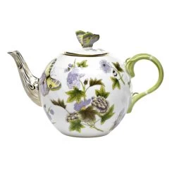 Herend Royal Garden Teapot With Butterfly