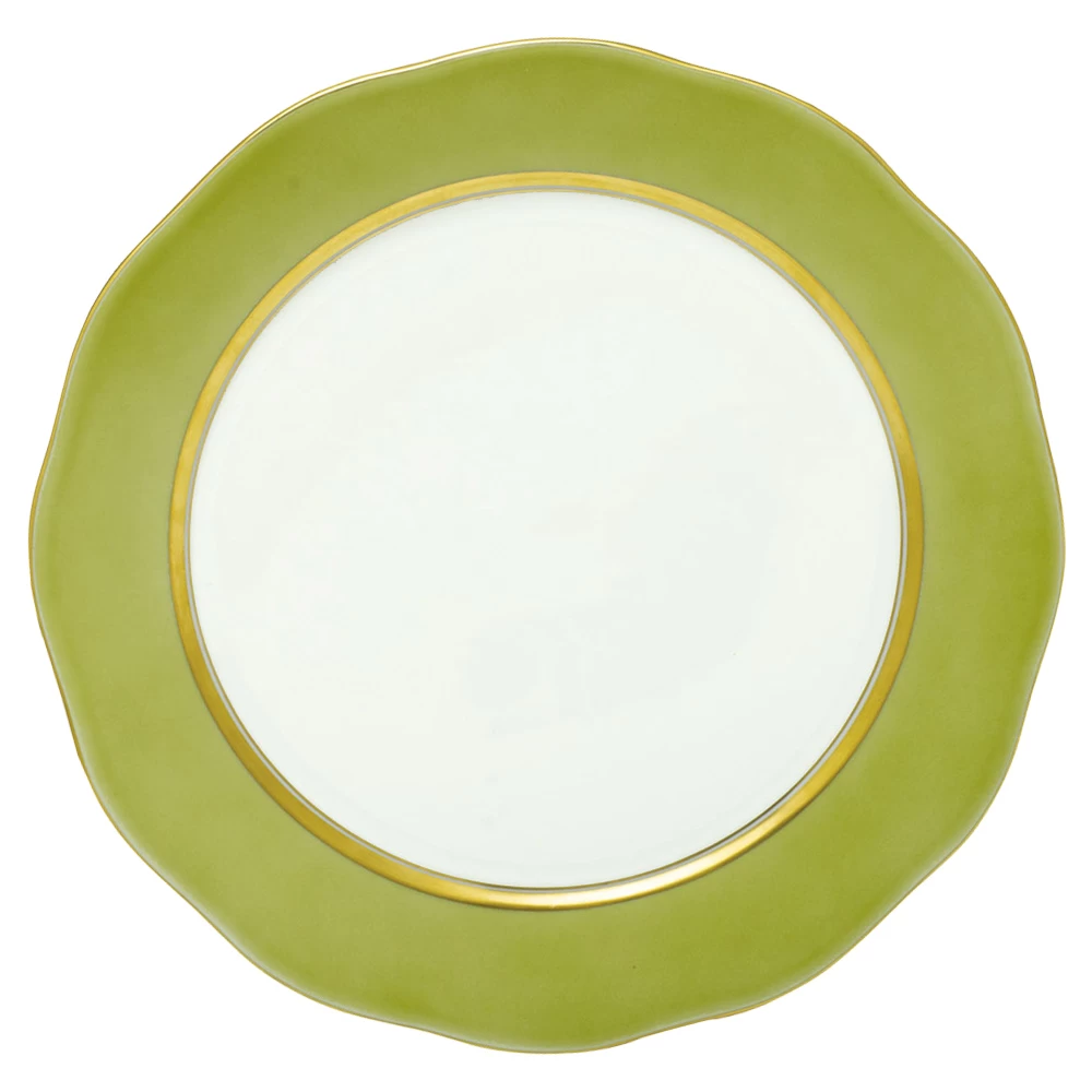Herend Silk Ribbon Olive Charger