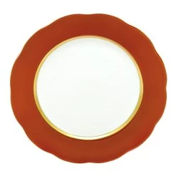 Herend Silk Ribbon Pumpkin Service Plate