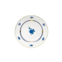 Herend Chinese Bouquet Blue Bread And Butter Plate