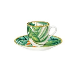 Hermès Hermes Passifolia Coffee Cup And Saucer – Set Of 2
