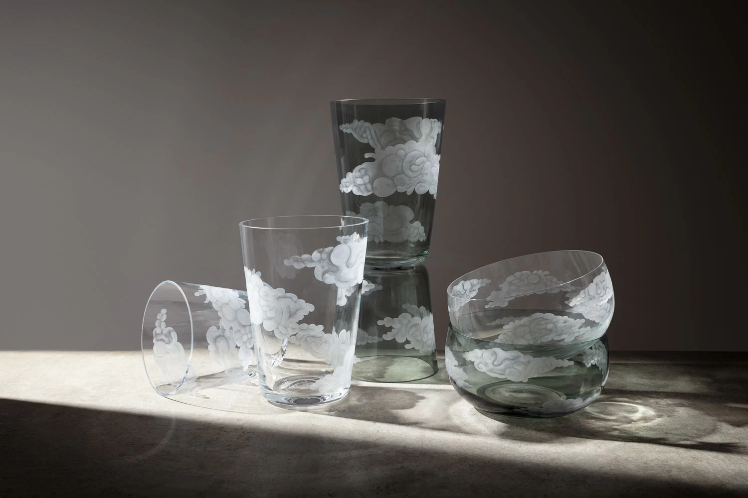 Jonathan Hansen In The Clouds Glassware - Image 2