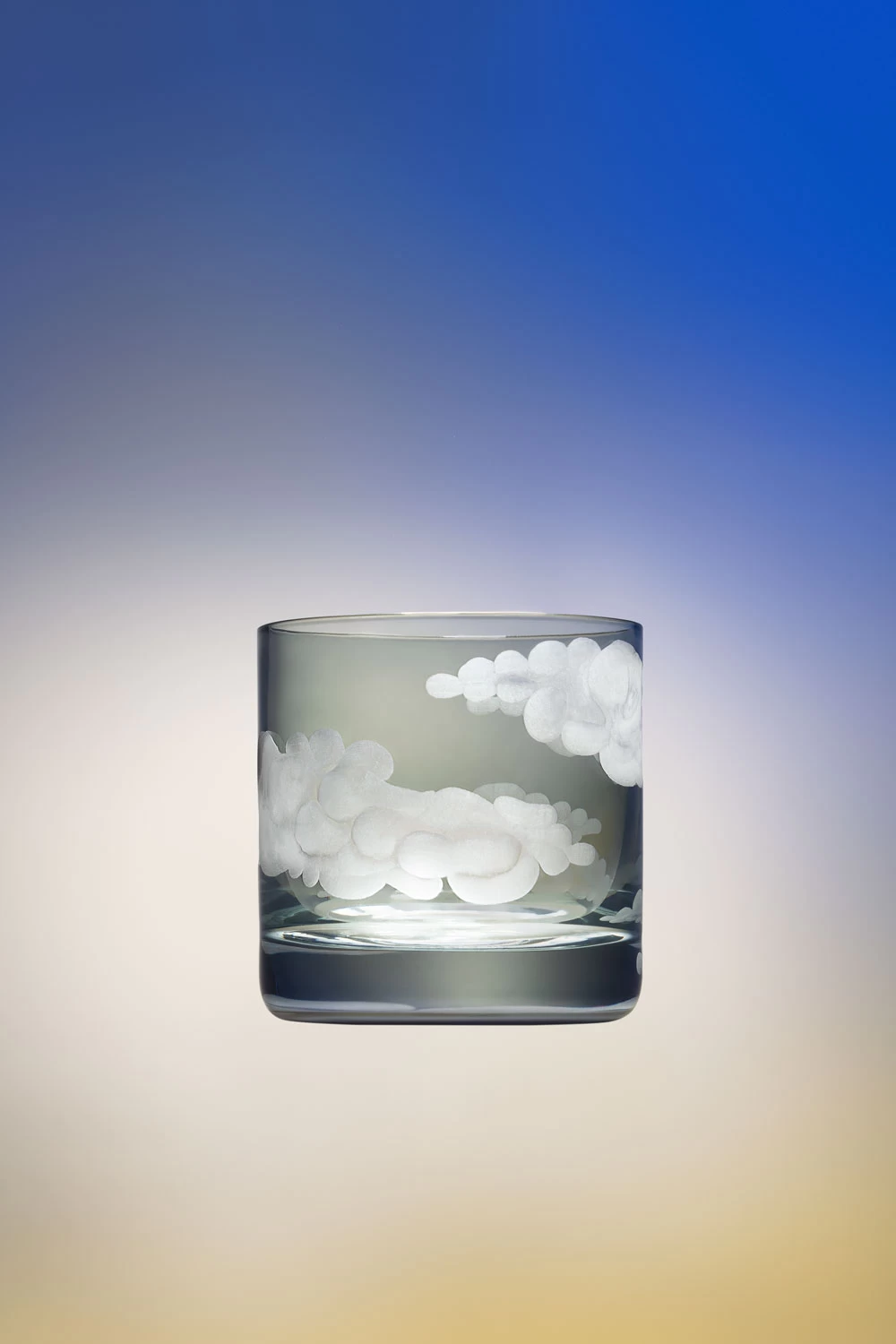 Jonathan Hansen In The Clouds Dark Grey Glassware - Image 3