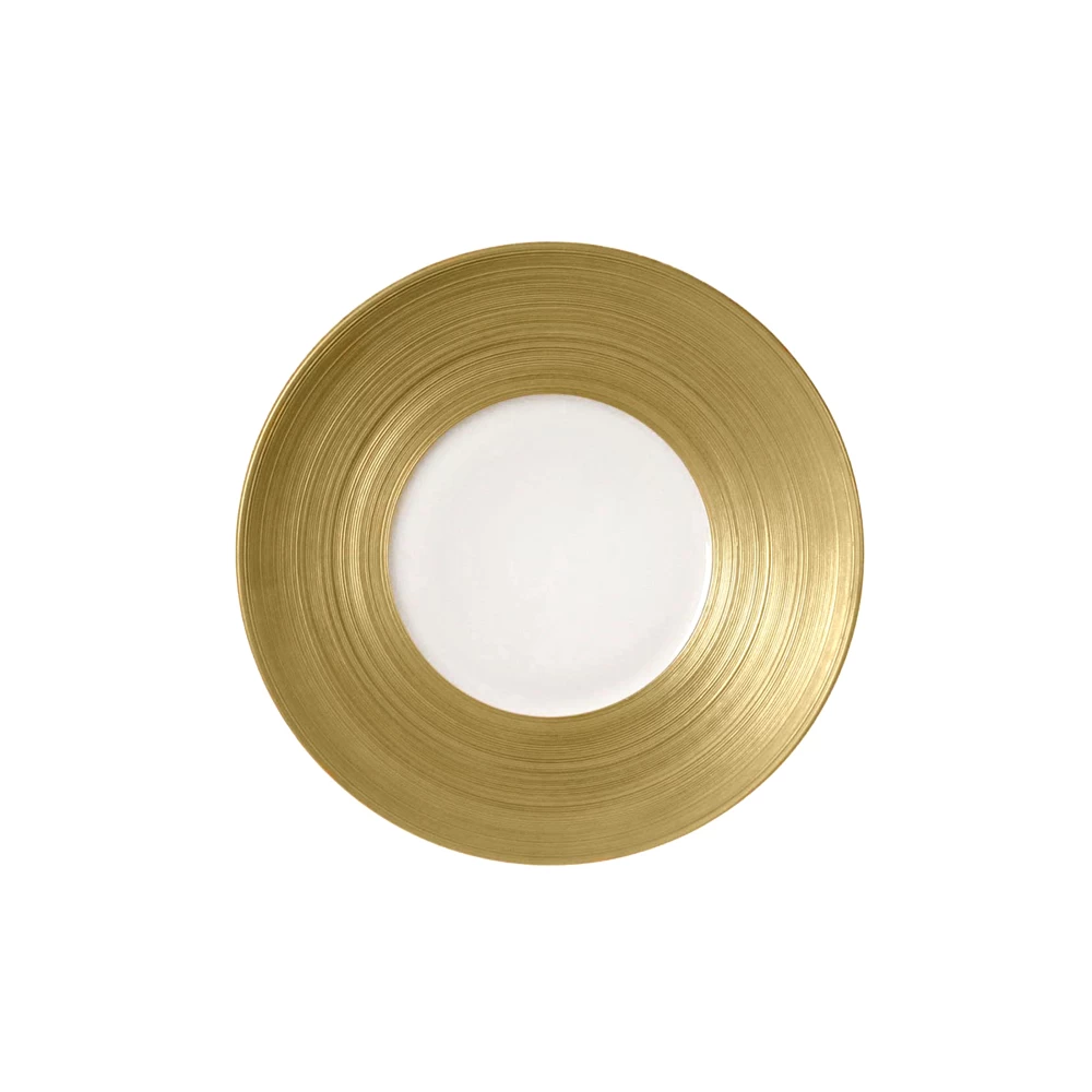 J.L Coquet Hemisphere Gold Bread And Butter Plate