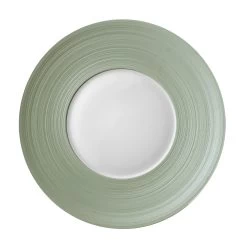 J.L Coquet Hemisphere Khaki Green Dinner Plate