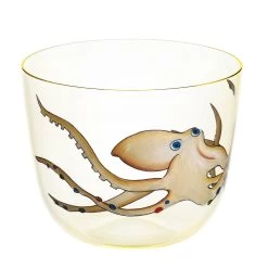 Lobmeyr High Seas Water Tumbler Citrin – Octopus
