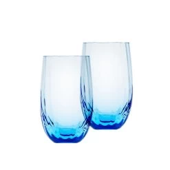 Moser Optic Vodka Aquamarine (Set Of 2)