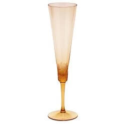 Moser Pebbles Champagne Flute Topaz