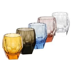 Moser Cubism Double Old Fashioned Glasses