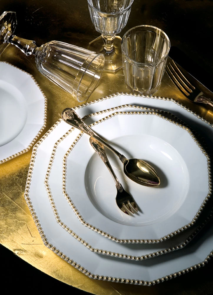 Nymphenburg Gold Pearl Coffee Cup And Saucer - Image 2