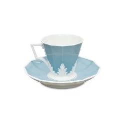 Nymphenburg Symphony Blue Pearl Breakfast Cup And Saucer