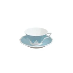 Nymphenburg Symphony Blue Pearl Demitasse Cup And Saucer