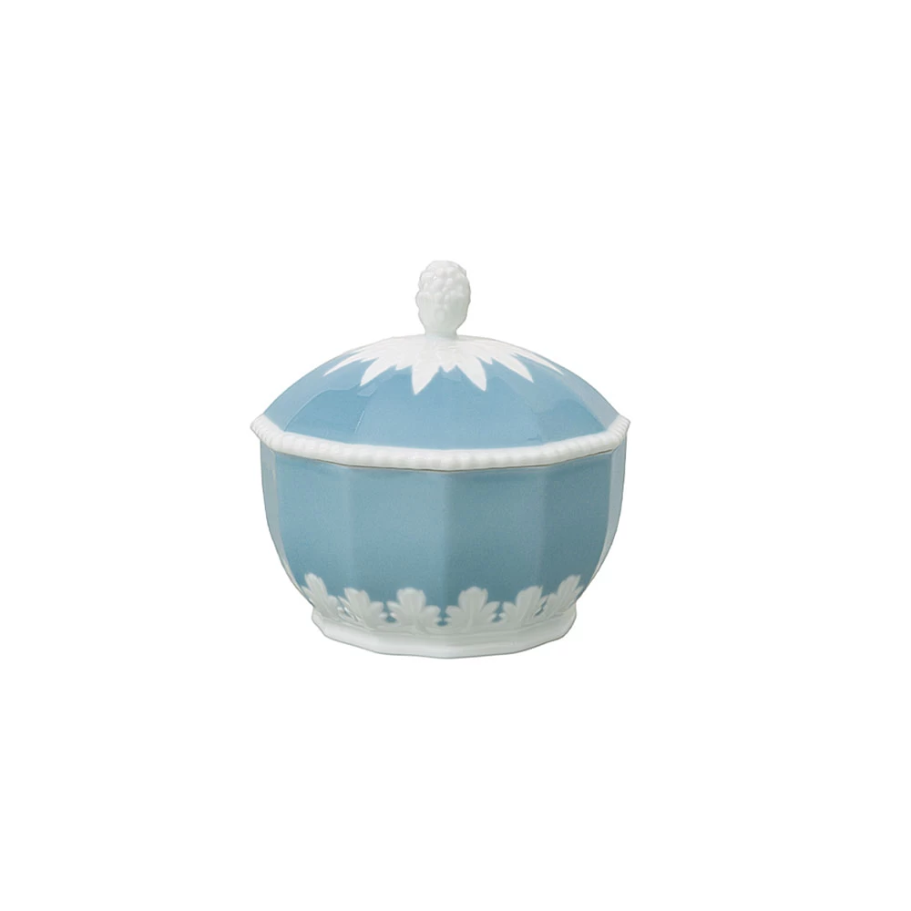 Nymphenburg Symphony Blue Pearl Sugar Bowl