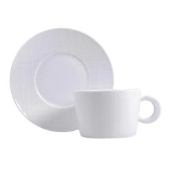 Bernardaud Organza Breakfast Cup And Saucer
