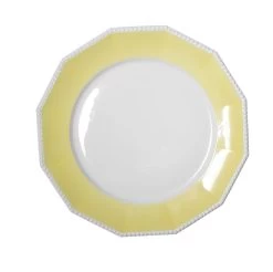 Nymphenburg Symphony Yellow Pearl Bread Plate
