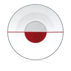 Puiforcat Initiales Cercles Rimmed Soup Bowl