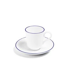 Richard Brendon Cobalt Line Espresso Cup And Saucer