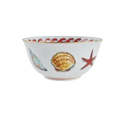 Ginori 1735 Il Viaggio Di Nettuno Bowl In White Set Of 2